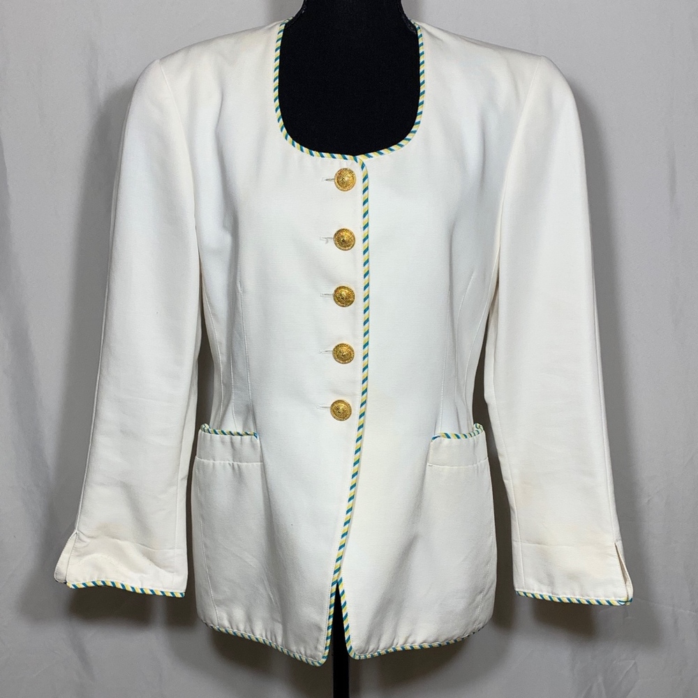 Escada five Button Jacket - Picture 2 of 4